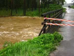 Überschwemmung durch Starkregen